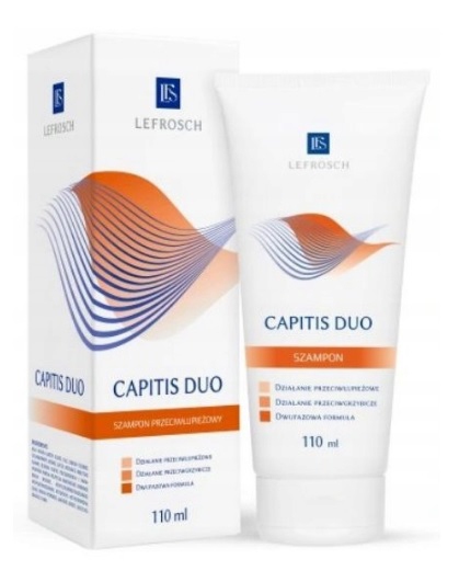 Lefrosch Capitis Duo, Szampon przeciwłupieżowy, 110 ml