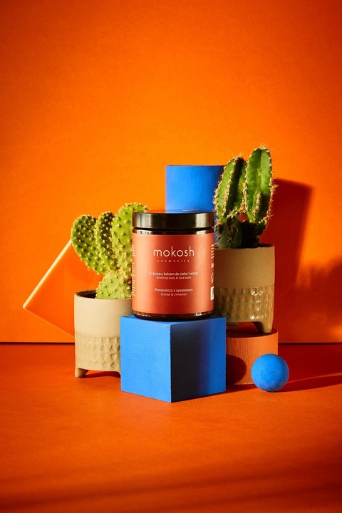 Mokosh, balsam brązujący Pomarańcza z cynamonem, 180 ml