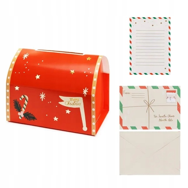 LIST DO ŚWIĘTEGO MIKOŁAJA NA MIKOŁAJKI ŚWIĘTA PRZEDSZKOLE SKRZYNKA 5 listów