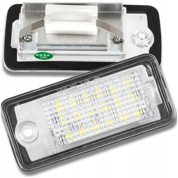 Podświetlenie Lampki LED Tablicy Rejestracyjnej Audi A3 8P A4 B6 B7 A6