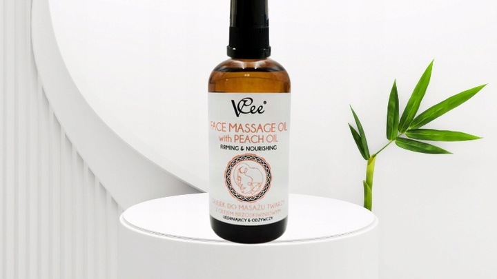 Olejek do MASAŻU TWARZY VCee BRZOSKWINIOWY 100 ML Z ATOMIZEREM