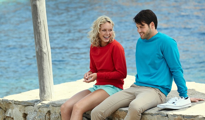 BLUZA - FRUIT OF THE LOOM - RAGLAN LIGHT L