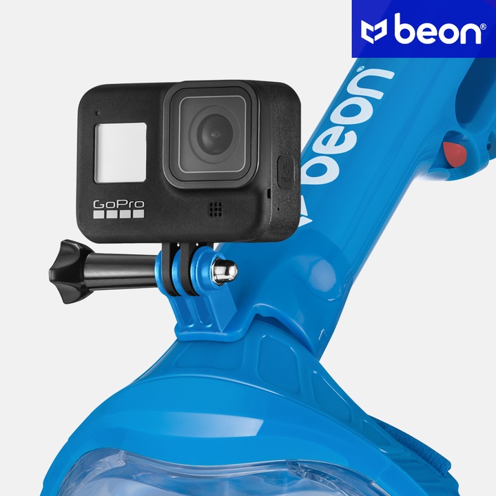 MASKA DO NURKOWANIA DLA DZIECI PEŁNOTWARZOWA DO SKORKELINGU PŁYWANIA BEON