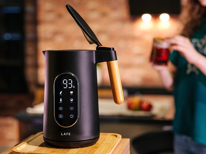 Czajnik elektryczny z regulacją temperatury LAFE Kettlex Pro Czarny