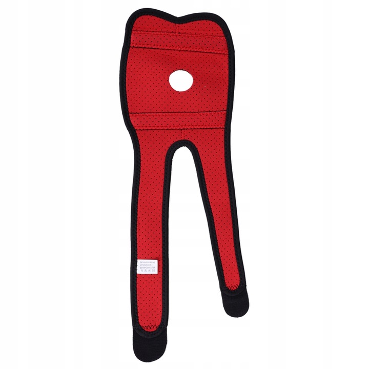 STABILIZATOR ORTEZA ŁOKIEĆ TENISISTY OPASKA CZERWONO-CZARNE