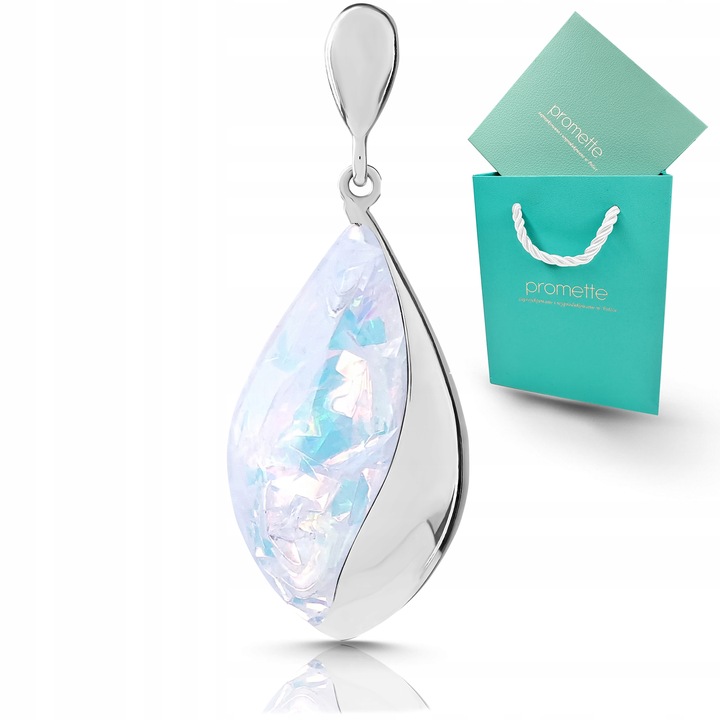 Wisiorek z opalem srebro 925 pudełko