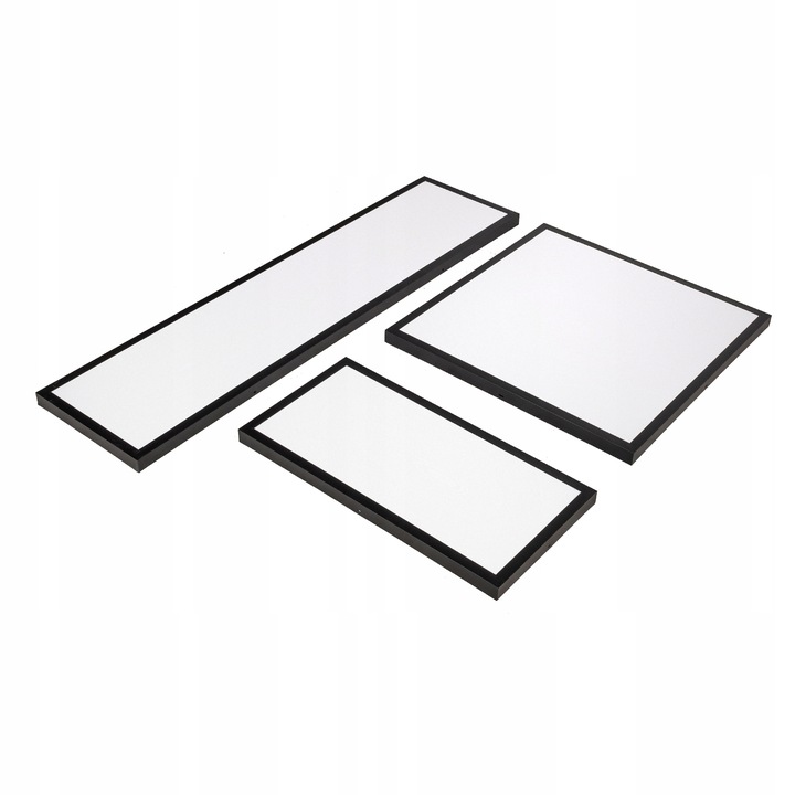 PANEL LED SUFITOWY 120x30 50W NATYNKOWY CZARNY CCD