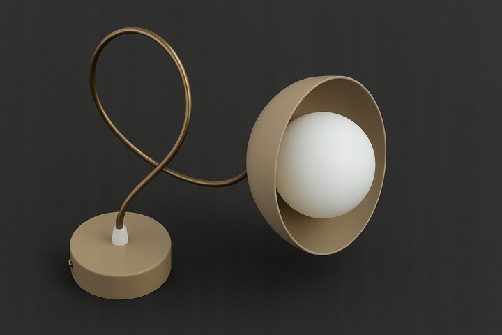 Lampa Sufitowa Wisząca Żyrandol Plafon Ecru Beż Cosmo