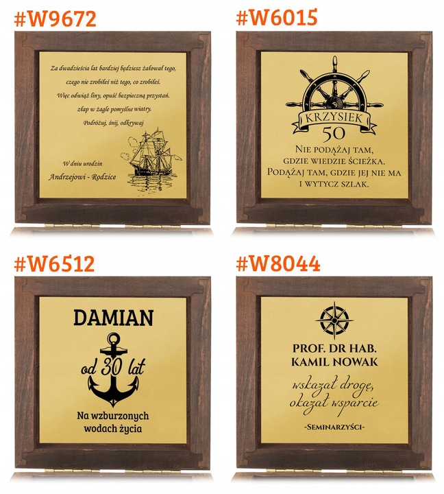 Mosiężny kompas zegar słoneczny szkatułka GRAWER