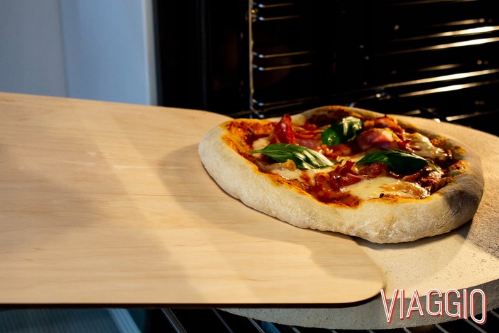KAMIEŃ SZAMOTOWY DO PIZZY VIAGGIO 35 CM + ŁOPATKA + EBOOK GRATIS!