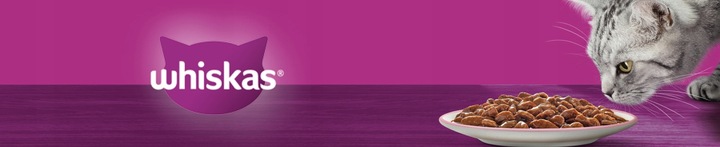 WHISKAS MOKRA KARMA DLA KOTA RYBNE SMAKI W GALARETCE SASZETKI 40X85 G