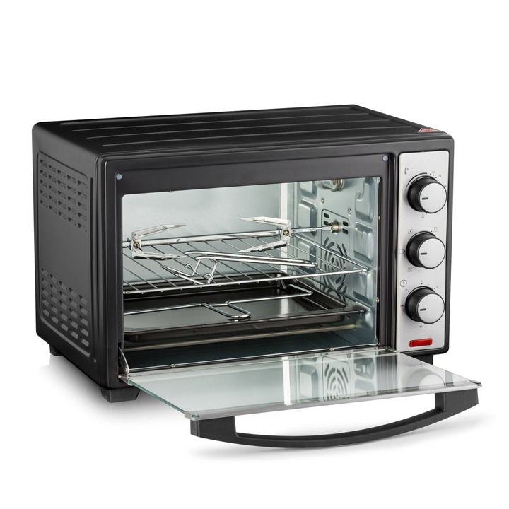 PIEKARNIK ELEKTRYCZNY 25L TERMOOBIEG ROŻNO GRILL WOLNOSTOJĄCY MINI