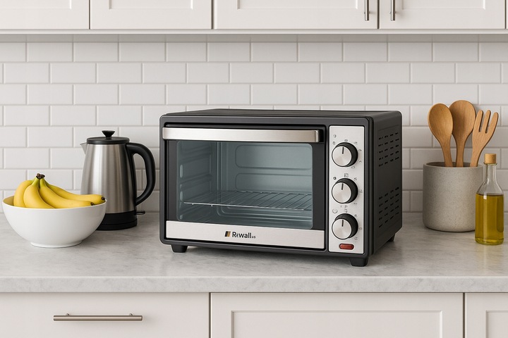 PIEKARNIK ELEKTRYCZNY RIWALL RPI-01 25L TERMOOBIEG ROŻNO GRILL