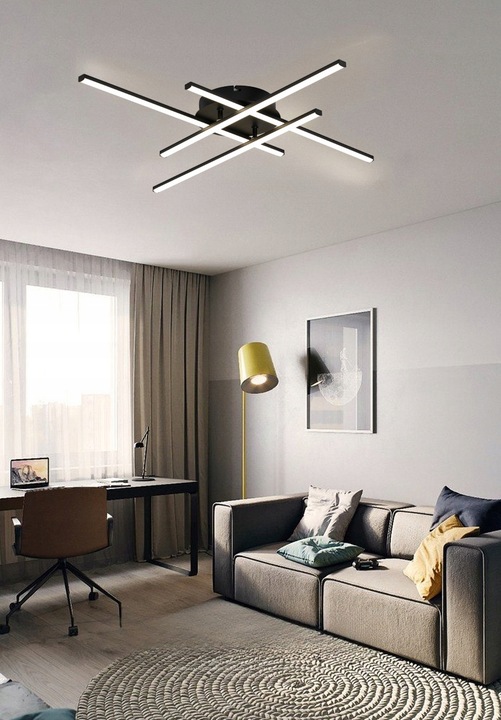 Lampa sufitowa LED Wisząca regulowana 30W żyrandol Plafon WOBAKO