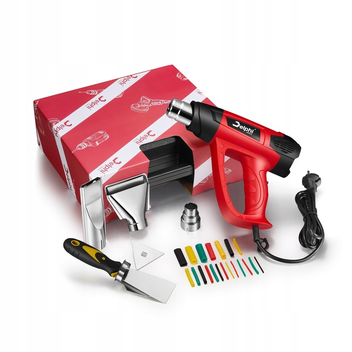 OPALARKA ELEKTRYCZNA LCD DWA BIEGI REGULACJA TEMP 600°C +4 DYSZE