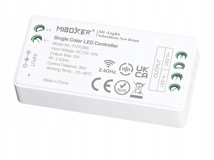 STEROWNIK ŚCIEMNIACZ naścienny MILIGHT LED MONO