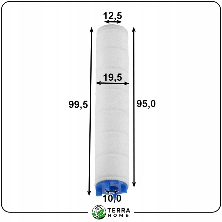 5szt FILTR WODY DO SŁUCHAWEK PRYSZNICOWYCH WKLADY FILTR 001 10cm