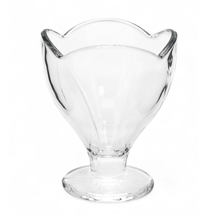 12x PUCHARKI 300ML PUCHAREK SZKLANE NA LODY DESER POJEMNIK KOMPLET ZESTAW