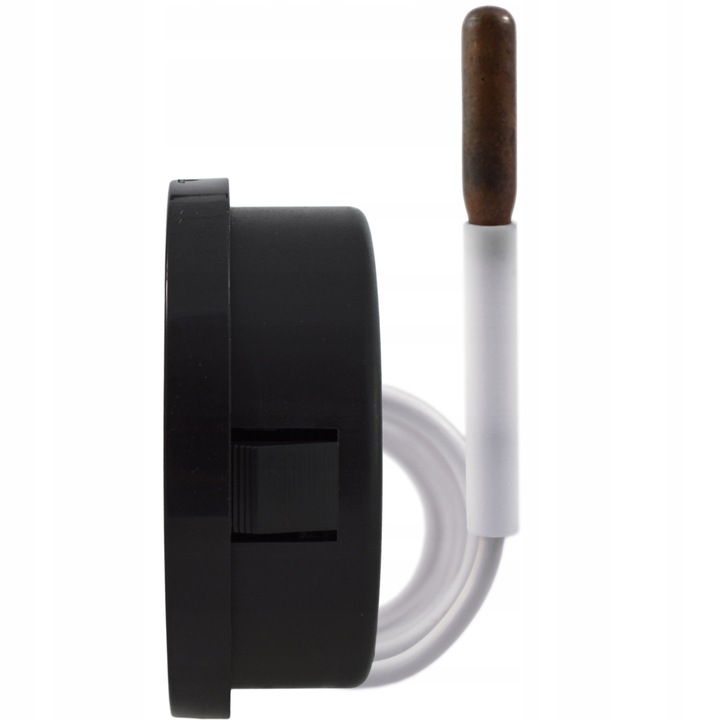 TERMOMETR TARCZOWY Z SONDĄ do pieca kotła 0-120C