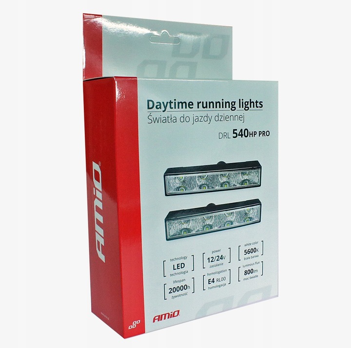 ŚWIATŁA do jazdy dziennej LED dzienne drl NSSC 540 PRO 12V 24V +GR
