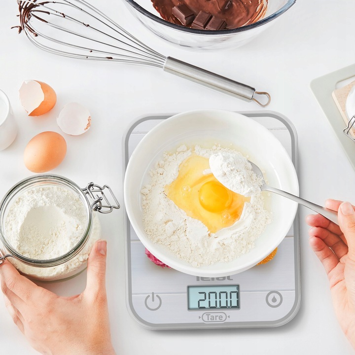 Waga kuchenna Tefal Optiss BC0D4 5kg precyzyjna do 1g baterie