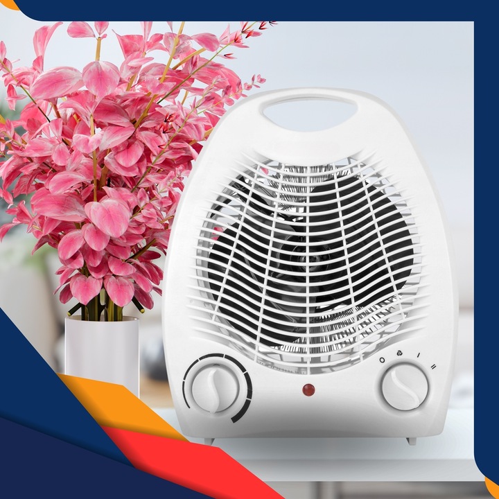 TERMOWENTYLATOR GRZEJNIK ELEKTRYCZNY FARELKA OGRZEWACZ Z TERMOSTATEM