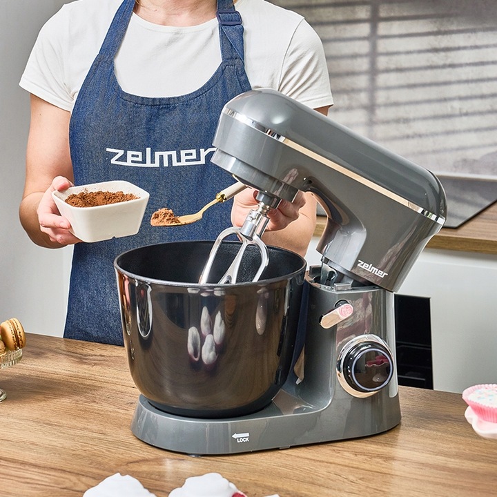 ROBOT KUCHENNY PLANETARNY ZELMER MIKSER WIELOFUNKCYJNY 3 MIESZADŁA 5L