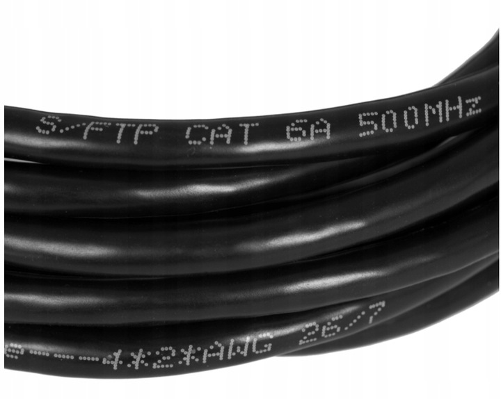 KABEL SIECIOWY INTERNETOWY LAN ETHERNET PATCHCORD RJ45 S/FTP 10Gb CAT6a 20M