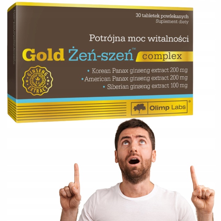Gold Żeń szeń complex suplement diety 30 tabletek Olimp laboratories