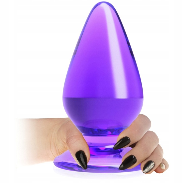 WIELKI KOREK ANALNY XXL PLUG Z PRZYSSAWKĄ ŚR. 7 cm