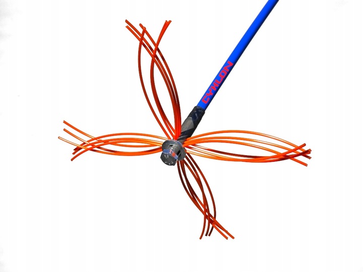 ZESTAW TURBO DO CZYSZCZENIA KOMINA OD DOŁU 7m CYKLON