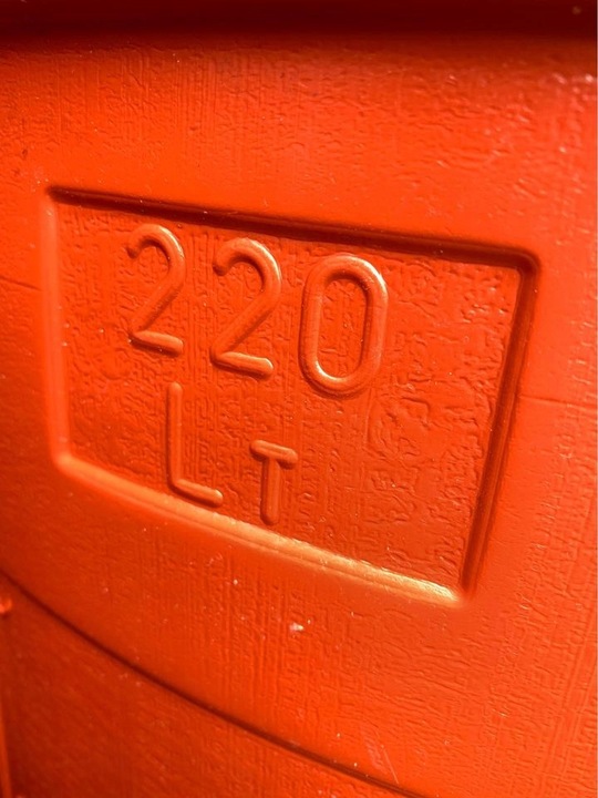 Beczka plastikowa 200 220L + GRATIS KRAN, TWARDA na deszczówkę