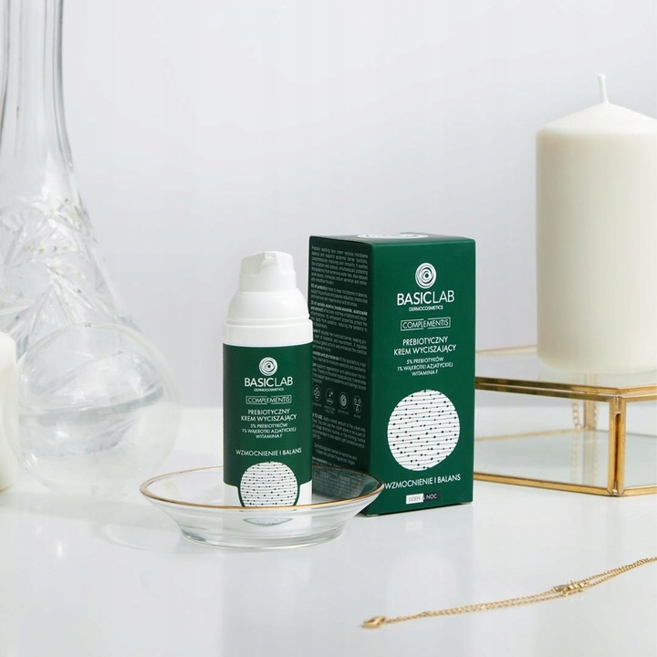 BasicLab Prebiotyczny Krem Wyciszający 50ml Długotrwałe Nawilżenie