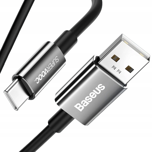 BASEUS MOCNY PRZEWÓD KABEL USB TYPE-C USB-C 65W SUPERVOOC DO OPPO REALME