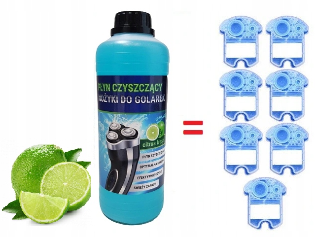 Płyn Czyszczący Wkład do Golarek CCR 1 L do BRAUN