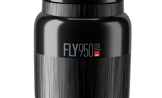 Bidon rowerowy Elite FLY Tex na wodę czarny, 950 ml BARDZO LEKKI