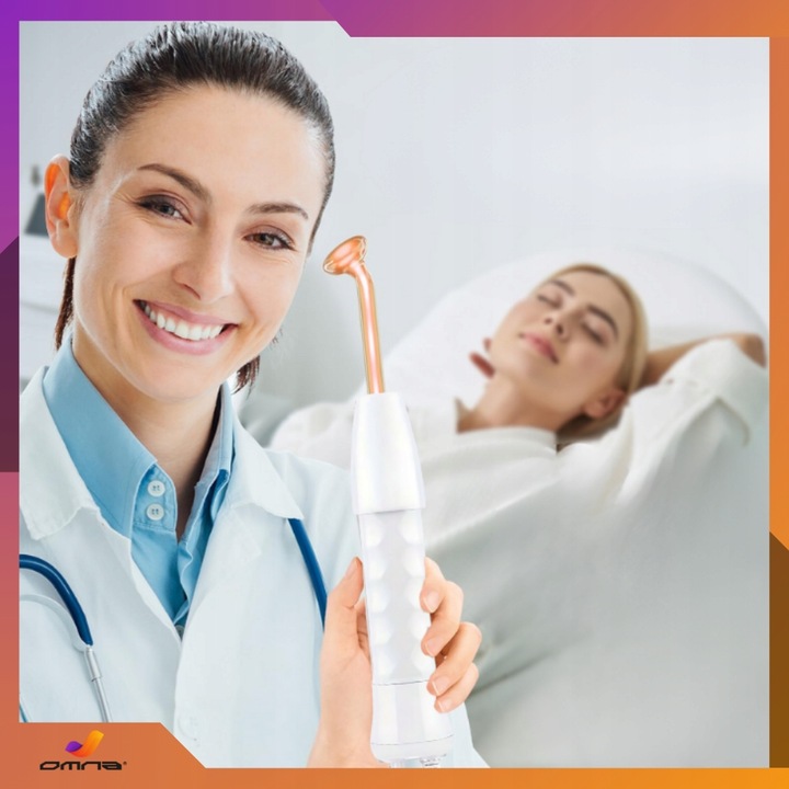 Urządzenie darsonval derma wand pro najmocniejszy LZ006A 4 elektrody peloty