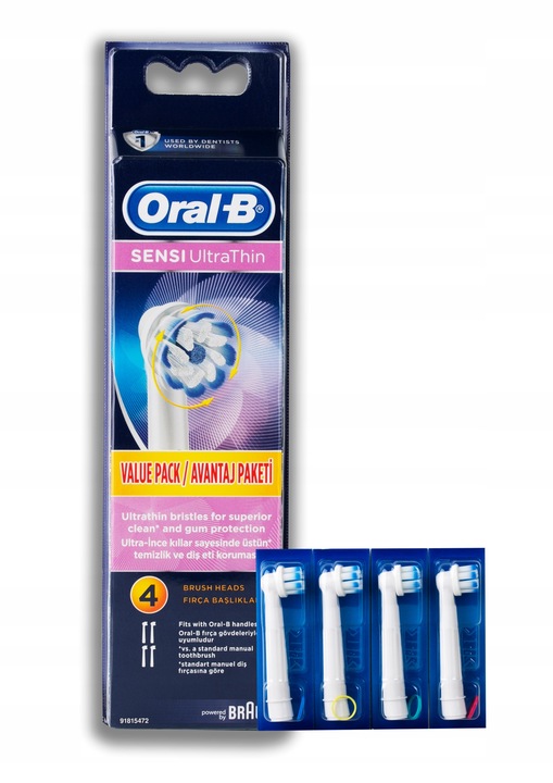 Końcówki Oral-B Sensitive Clean 4sztuki