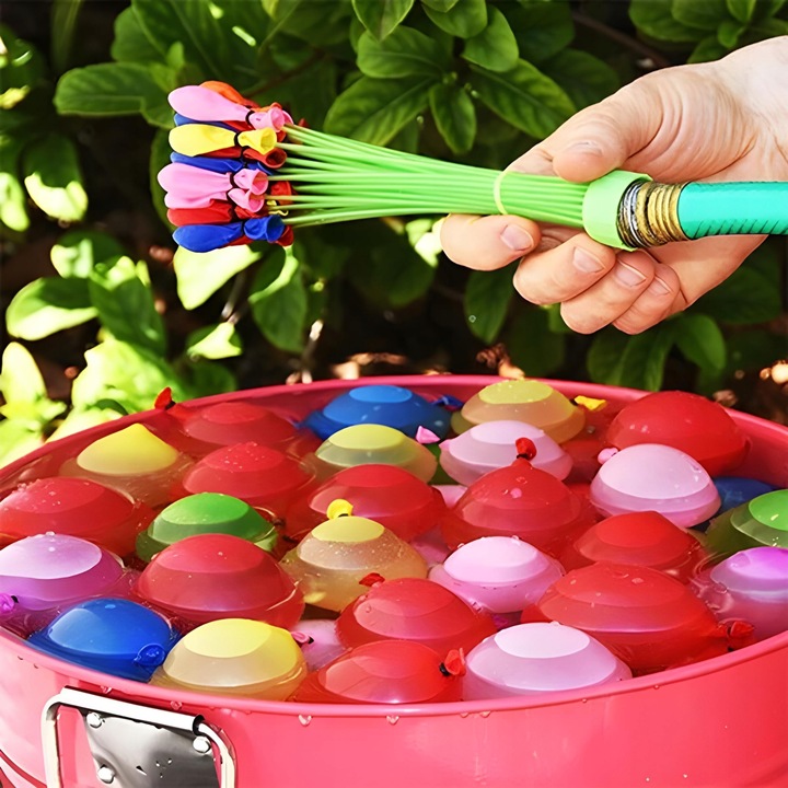 BOMBY WODNE BALONY BALONIKI NA WODĘ AUTOMATYCZNE ZESTAW 111 ŚMINGUS