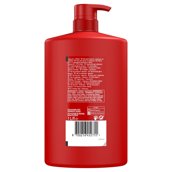ŻEL POD PRYSZNIC 3IN1 OLD SPICE DEEP SEA 1000 ML