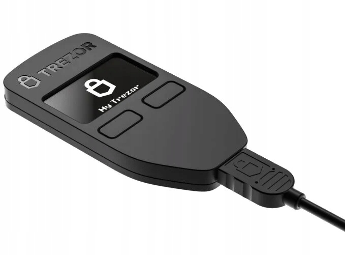 PORTFEL KRYPTOWALUT TREZOR MODEL ONE - BLACK