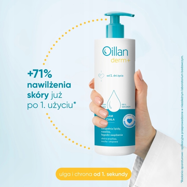 OILLAN Derm+ Balsam do ciała skóra atopowa 400 ml