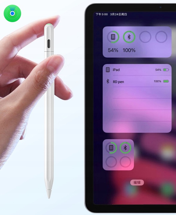 Rysik do iPada magnetyczny, palm rejection, tilt bold, Find My iPhone