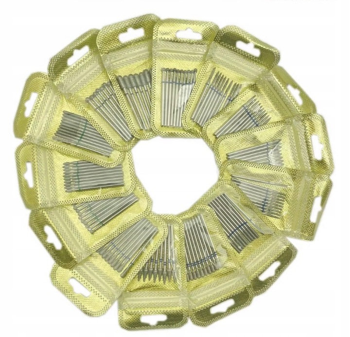 FREZ DIAMENTOWY ŚREDNI GRUSZKA SZPIC OSTRA STOŻEK 4/12 mm DO SKÓREK 10 szt.