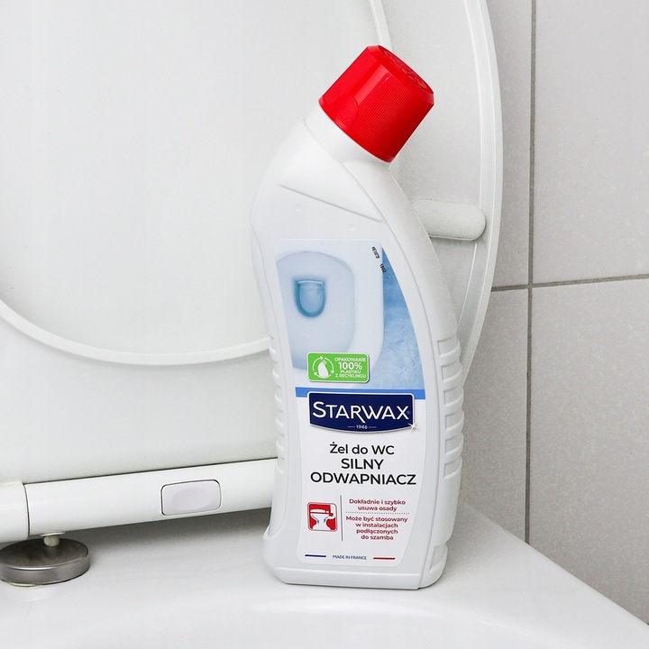 ŻEL DO WC PŁYN SILNY ODWAPNIACZ DO WC STARWAX 43390 USUWA KAMIEŃ