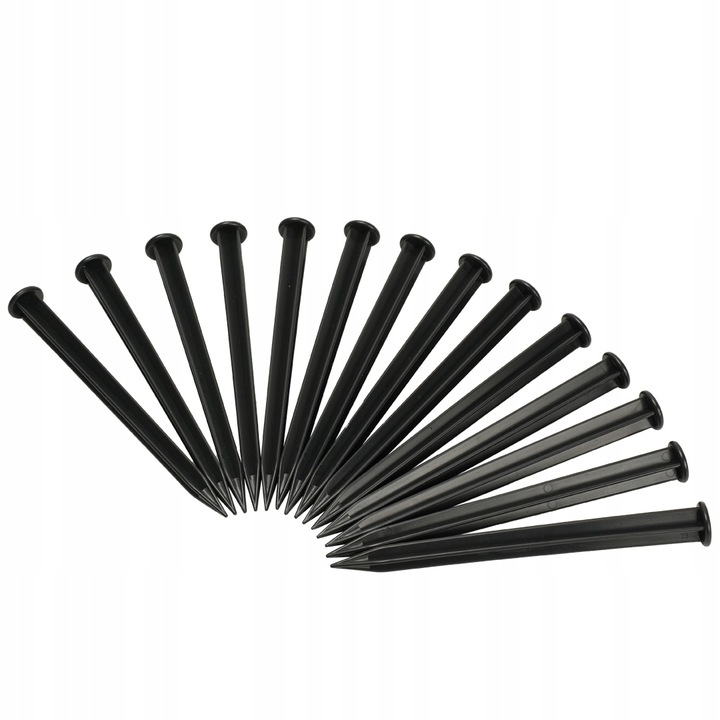 OBRZEŻE OGRODOWE 10m czarny 4,5cm trawnikowe border tworzywo + kotwy