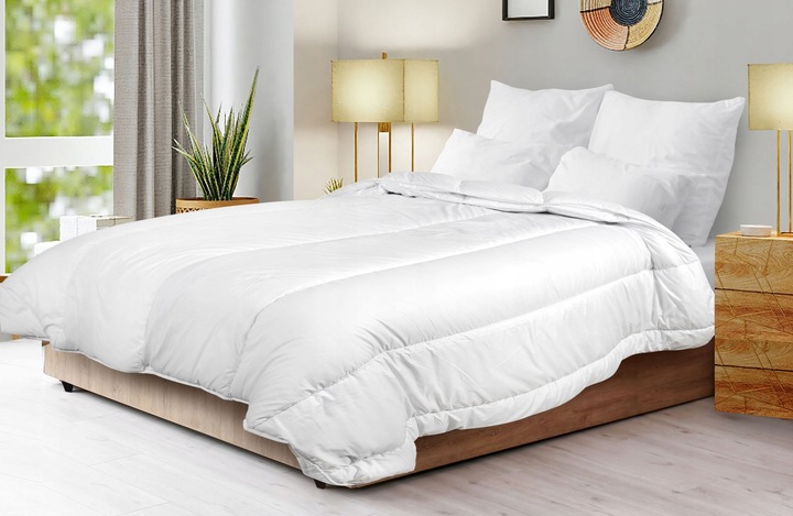 Kołdra 4 Pory Roku Antyalergiczna Całoroczna Duo Podwójna 160x200 cm