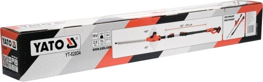 YATO NOŻYCE DO ŻYWOPŁOTU 18V AKUMULATOROWE TELESKOPOWE 1,8-2,8m SEKATOR