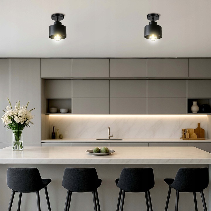 LAMPA WISZĄCA SUFITOWA PLAFON LED RETRO EDISON