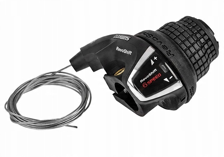 Manetka przerzutki SHIMANO SL-RS35 6rz linka 2050mm revoshift, index